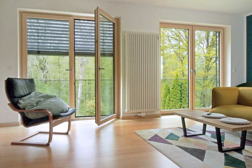Internorm Fenstertüren in Holz-Aluminium für Langlebigkeit und eine wohnliche Atmosphäre. Regionaler Partner im Weser-Ems-Gebiet Tischlerei Albers