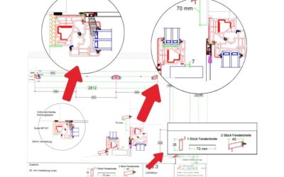 Detaillierte Planung für perfekte Fenster